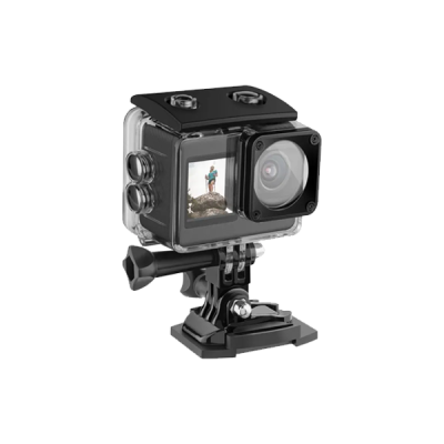 CAMARA DEPORTIVA 4K WI-FI DE DOBLE PANTALLA STEREN