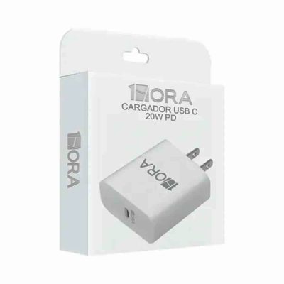 CARGADOR 1HORA TIPO C DE 20W